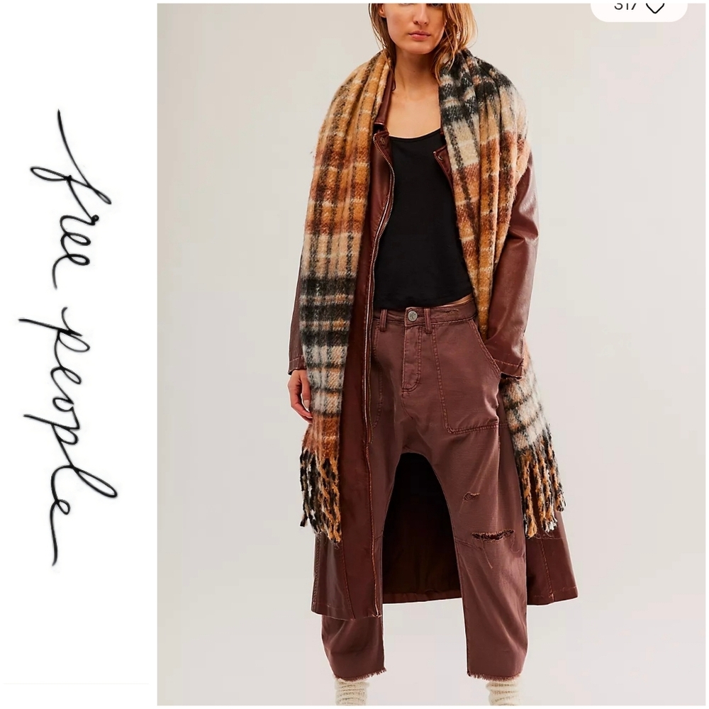 NWT Free People x One Teaspoon Sinners Harem Jeans Pants Chocolate 28